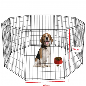 Octagonal flat-edge pet playpen