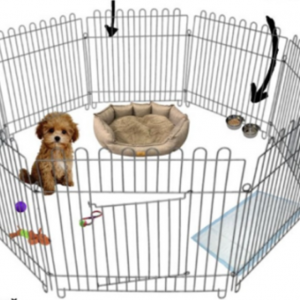 Flower-edge pet playpen